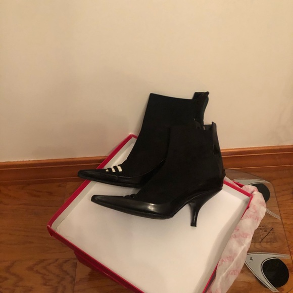 Very elegant suede Italian booties - Picture 5 of 5